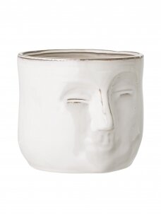Ignacia White keramikinis vazonas S | 15.5 cm
