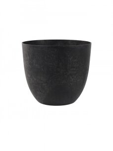 Artstone Bola black lauko vazonas | D55 H45 cm