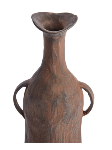 ANCONI DARK BROWN keramikinė vaza | 32 cm