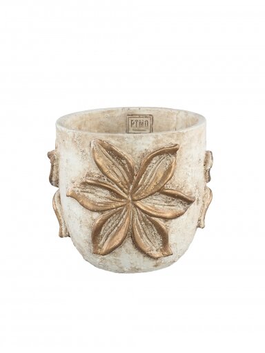 NIXXO GOLD cementinis vazonas L | 16 cm NIXXO GOLD cementinis vazonas L | 16 cm