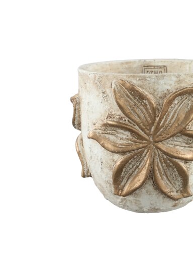 NIXXO GOLD cementinis vazonas L | 16 cm NIXXO GOLD cementinis vazonas L | 16 cm