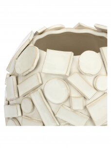 Scomposto white keramikinė vaza | 30 cm