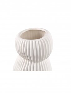 Alliana White keramikinė vaza | 20 cm