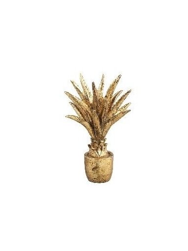 Kenny Antique Gold žvakidė "Ananasas" | 22 cm Kenny Antique Gold žvakidė "Ananasas" | 22 cm