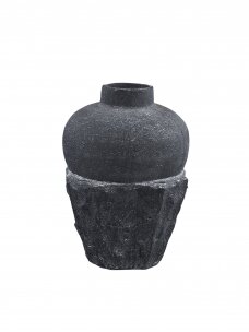 Mailey Black cementinė vaza L | 45 cm