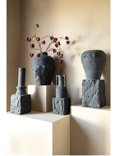 MAILEY BLACK cementinė vaza | 54 cm MAILEY BLACK cementinė vaza | 54 cm