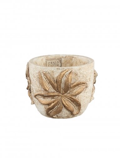 NIXXO GOLD cementinis vazonas M | 11 cm NIXXO GOLD cementinis vazonas M | 11 cm