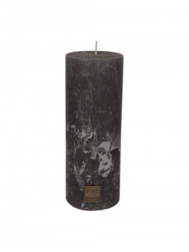 "Granit grey" PTMD cilindrinė rustic žvakė | 18 cm "Granit grey" PTMD cilindrinė rustic žvakė | 18 cm