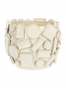 Scomposto white keramikinė vaza | 13.5 cm