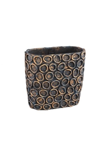 STURDY BLACK cementinis vazonas M | 27 cm STURDY BLACK cementinis vazonas M | 27 cm