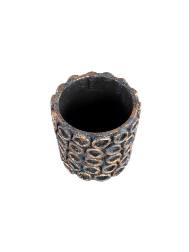 STURDY BLACK cementinis vazonas L | 16 cm STURDY BLACK cementinis vazonas L | 16 cm