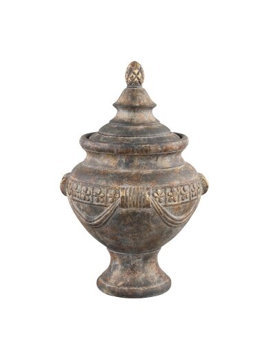 ZAVIER ANTIQUE cementinis indas su dangčiu XL